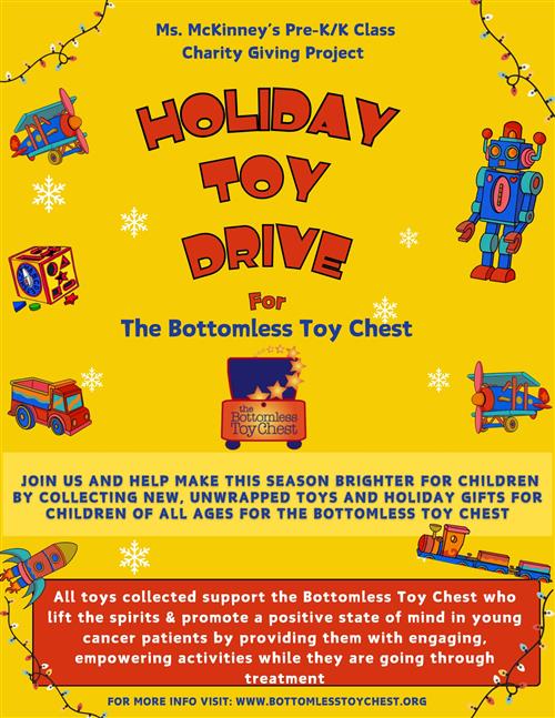 Holiday Toy Drive Flyer